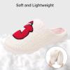 imageNineCiFun Christmas Slippers for Women Monogrammed Memory Foam House Slippers Santa hat Retro Soft Plush Warm Slipon Indoor Slippers Personalized Birthday Gifts shoesJ