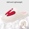 imageNineCiFun Christmas Slippers for Women Monogrammed Memory Foam House Slippers Santa hat Retro Soft Plush Warm Slipon Indoor Slippers Personalized Birthday Gifts shoesH