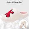 imageNineCiFun Christmas Slippers for Women Monogrammed Memory Foam House Slippers Santa hat Retro Soft Plush Warm Slipon Indoor Slippers Personalized Birthday Gifts shoesX