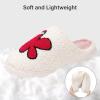 imageNineCiFun Christmas Slippers for Women Monogrammed Memory Foam House Slippers Santa hat Retro Soft Plush Warm Slipon Indoor Slippers Personalized Birthday Gifts shoesK