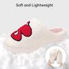 imageNineCiFun Christmas Slippers for Women Monogrammed Memory Foam House Slippers Santa hat Retro Soft Plush Warm Slipon Indoor Slippers Personalized Birthday Gifts shoesS