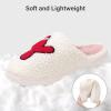 imageNineCiFun Christmas Slippers for Women Monogrammed Memory Foam House Slippers Santa hat Retro Soft Plush Warm Slipon Indoor Slippers Personalized Birthday Gifts shoesY
