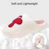 imageNineCiFun Christmas Slippers for Women Monogrammed Memory Foam House Slippers Santa hat Retro Soft Plush Warm Slipon Indoor Slippers Personalized Birthday Gifts shoesT