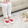 imageNineCiFun Christmas Slippers for Women Monogrammed Memory Foam House Slippers Santa hat Retro Soft Plush Warm Slipon Indoor Slippers Personalized Birthday Gifts shoesM