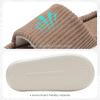 imageNineCiFun Unisex House Slippers Memory Foam Open toe Summer Slippers for Men and Women Corduroy Platform Slippers for Indoor and Outdoor UseBrown