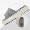 imageNineCiFun Unisex House Slippers Memory Foam Open toe Summer Slippers for Men and Women Corduroy Platform Slippers for Indoor and Outdoor UseGrey