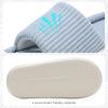 imageNineCiFun Unisex House Slippers Memory Foam Open toe Summer Slippers for Men and Women Corduroy Platform Slippers for Indoor and Outdoor UseLight Blue