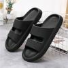 imageNineCiFun Unisex Pillow Slippers Cloud Slides for Women and Men Platform Slide Sandals with Arch SupportBlack