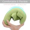 imageNineCiFun Unisex Pillow Slippers Cloud Slides for Women and Men Platform Slide Sandals with Arch SupportGreen