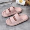 imageNineCiFun Unisex Pillow Slippers Cloud Slides for Women and Men Platform Slide Sandals with Arch SupportPink
