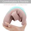 imageNineCiFun Unisex Pillow Slippers Cloud Slides for Women and Men Platform Slide Sandals with Arch SupportPink