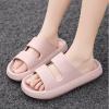 imageNineCiFun Unisex Pillow Slippers Cloud Slides for Women and Men Platform Slide Sandals with Arch SupportPink