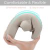 imageNineCiFun Unisex Pillow Slippers Cloud Slides for Women and Men Platform Slide Sandals with Arch SupportSandy