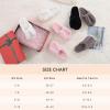 imageNineCiFun Womens Bunny Slippers Memory Foam House Plush Fluffy Rabbit Slippers Comfy Fuzzy Faux Fur Lining Indoor Animal Bedroom ShoesGrey