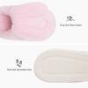 imageNineCiFun Womens Bunny Slippers Memory Foam House Plush Fluffy Rabbit Slippers Comfy Fuzzy Faux Fur Lining Indoor Animal Bedroom ShoesPink
