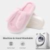 imageNineCiFun Womens Bunny Slippers Memory Foam House Plush Fluffy Rabbit Slippers Comfy Fuzzy Faux Fur Lining Indoor Animal Bedroom ShoesPink