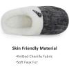 imageNineCiFun Womens Comfy House Slippers Memory Foam Fuzzy Bedroom Scuffs Slippers Indoor Outdoor Anti Skid Home Slippers Shoes with Warm Plush LiningBlack