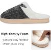 imageNineCiFun Womens Comfy House Slippers Memory Foam Fuzzy Bedroom Scuffs Slippers Indoor Outdoor Anti Skid Home Slippers Shoes with Warm Plush LiningBlack