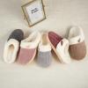 imageNineCiFun Womens Comfy House Slippers Memory Foam Fuzzy Bedroom Scuffs Slippers Indoor Outdoor Anti Skid Home Slippers Shoes with Warm Plush LiningDark Pink