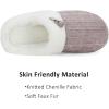 imageNineCiFun Womens Comfy House Slippers Memory Foam Fuzzy Bedroom Scuffs Slippers Indoor Outdoor Anti Skid Home Slippers Shoes with Warm Plush LiningLight Pink