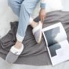 imageNineCiFun Womens Comfy House Slippers Memory Foam Fuzzy Bedroom Scuffs Slippers Indoor Outdoor Anti Skid Home Slippers Shoes with Warm Plush LiningLight Gray