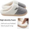 imageNineCiFun Womens Comfy House Slippers Memory Foam Fuzzy Bedroom Scuffs Slippers Indoor Outdoor Anti Skid Home Slippers Shoes with Warm Plush LiningLight Gray