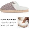 imageNineCiFun Womens Comfy House Slippers Memory Foam Fuzzy Bedroom Scuffs Slippers Indoor Outdoor Anti Skid Home Slippers Shoes with Warm Plush LiningLight Pink