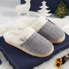 imageNineCiFun Womens Comfy House Slippers Memory Foam Fuzzy Bedroom Scuffs Slippers Indoor Outdoor Anti Skid Home Slippers Shoes with Warm Plush LiningLight Gray