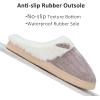 imageNineCiFun Womens Comfy House Slippers Memory Foam Fuzzy Bedroom Scuffs Slippers Indoor Outdoor Anti Skid Home Slippers Shoes with Warm Plush LiningLight Pink