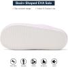 imageNineCiFun Womens Fuzzy House Slippers Corduroy Memory Foam Slippers Warm Slip On Comfy Bedroom Slippers Indoor Outdoor ShoesPink