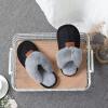 imageNineCiFun Womens Fuzzy Slippers Memory Foam Cozy House Slippers Comfy Scuffs Indoor Outdoor Gift Slippers with Soft Faux Fur LiningBlack