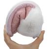 imageNineCiFun Womens Fuzzy Slippers Memory Foam Cozy House Slippers Comfy Scuffs Indoor Outdoor Gift Slippers with Soft Faux Fur LiningLight Pink
