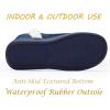 imageNineCiFun Womens Fuzzy Winter Bootie Slippers Knitted Ankle Boots Slippers Warm House Shoes Outdoor Indoor with Plush Fur LiningNavy