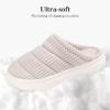 imageNineCiFun Womens House Shoes Warm Memory Foam Slippers for Women Indoor Soft Fleece Lined Womens SlippersBeige