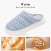 imageNineCiFun Womens House Shoes Warm Memory Foam Slippers for Women Indoor Soft Fleece Lined Womens SlippersBlue