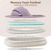 imageNineCiFun Womens House Slippers Open Toe Slide Slippers for Women Summer Slippers Memory Foam House Shoes with Cross Band Platform Slippers for Indoor and Outdoor UsePurple
