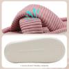 imageNineCiFun Womens House Slippers Open Toe Slide Slippers for Women Summer Slippers Memory Foam House Shoes with Cross Band Platform Slippers for Indoor and Outdoor UsePink