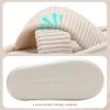 imageNineCiFun Womens House Slippers Open Toe Slide Slippers for Women Summer Slippers Memory Foam House Shoes with Cross Band Platform Slippers for Indoor and Outdoor UseBeige