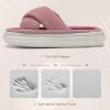 imageNineCiFun Womens House Slippers Open Toe Slide Slippers for Women Summer Slippers Memory Foam House Shoes with Cross Band Platform Slippers for Indoor and Outdoor UsePink