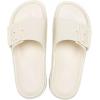 imageNineCiFun Womens Platform Sandals Low Wedge Sandals Open Toe Slide Sandals With Adjustable BuckleBeige