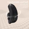 imageNineCiFun Womens Slide Sandals for Comfortable Soft Cloud Slides  Adjustable NonSlip Flat Sandals for Women and Men  Slip On Slippers Pillow SlippersBlack