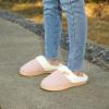 imageNineCiFun Womens Slip on Fuzzy House Slippers Memory Foam Slippers Scuff Outdoor Indoor Warm Plush Bedroom Shoes with Faux Fur LiningPink