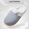 imageNineCiFun Womens Slippers Scuff Comfy Lightweight House Shoes Slip on Memory Foam Bedroom Slippers Indoor Outdoor Home Shoes with Soft Terry LiningBlue