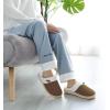 imageNineCiFun Womens Slippers Scuff Comfy Lightweight House Shoes Slip on Memory Foam Bedroom Slippers Indoor Outdoor Home Shoes with Soft Terry LiningBrown