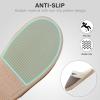 imageNineCiFun Womens Slippers Scuff Comfy Lightweight House Shoes Slip on Memory Foam Bedroom Slippers Indoor Outdoor Home Shoes with Soft Terry LiningCoffee