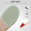 imageNineCiFun Womens Slippers Scuff Comfy Lightweight House Shoes Slip on Memory Foam Bedroom Slippers Indoor Outdoor Home Shoes with Soft Terry LiningRed