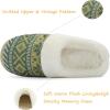 imageNineCiFun Womens Warm House Slippers Memory Foam House Fuzzy Cute Christmas Slippers Ladies Bedroom Slippers Gift For WomenGreen