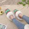 imageNineCiFun Womens Warm House Slippers Memory Foam House Fuzzy Cute Christmas Slippers Ladies Bedroom Slippers Gift For WomenGreen Red