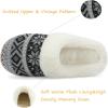 imageNineCiFun Womens Warm House Slippers Memory Foam House Fuzzy Cute Christmas Slippers Ladies Bedroom Slippers Gift For WomenGrey