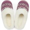 imageNineCiFun Womens Warm House Slippers Memory Foam House Fuzzy Cute Christmas Slippers Ladies Bedroom Slippers Gift For WomenPurple